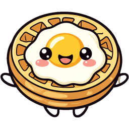 Waffle With Egg sticker